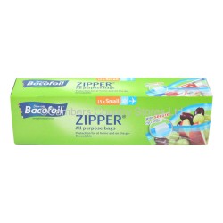 Bacofoil Zipper All Purpose Storage Bags Small 15 Pack